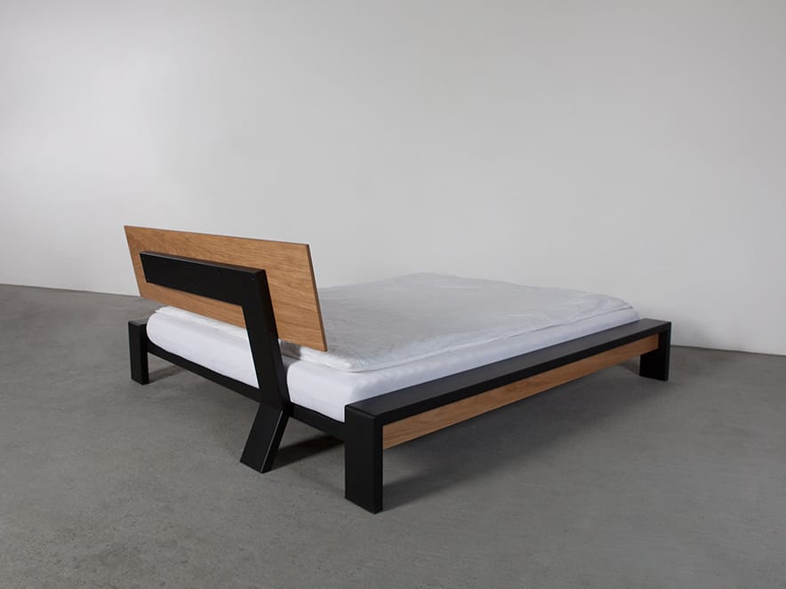 Стальная и деревянная кровать Wissmann raumobjekte SIDE - ART326 ARCH-00143294 - Вид №7