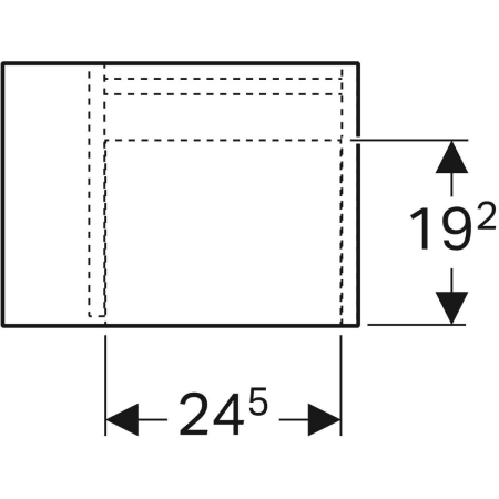 840237000 Шкафчик Geberit iCon с многофункциональным ящиком Geberit  - Вид №9