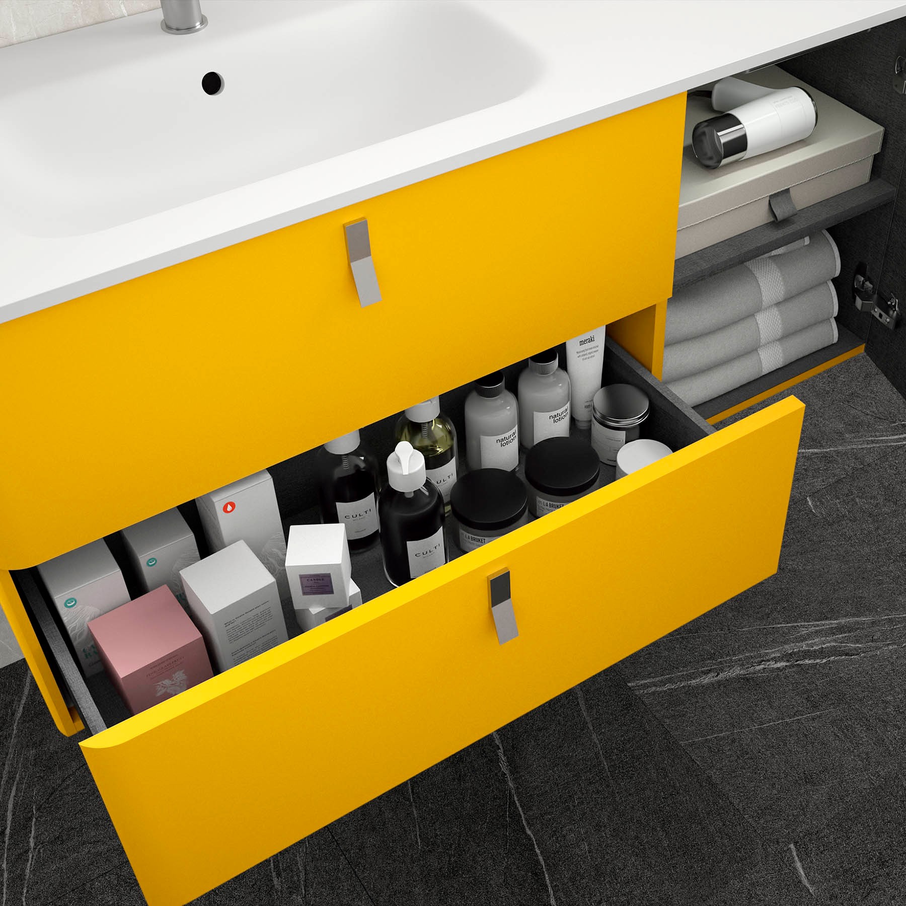 24635 SALGAR Мебель для умывальника UNIIQ 1200 правая SOL Sol  - Вид №4