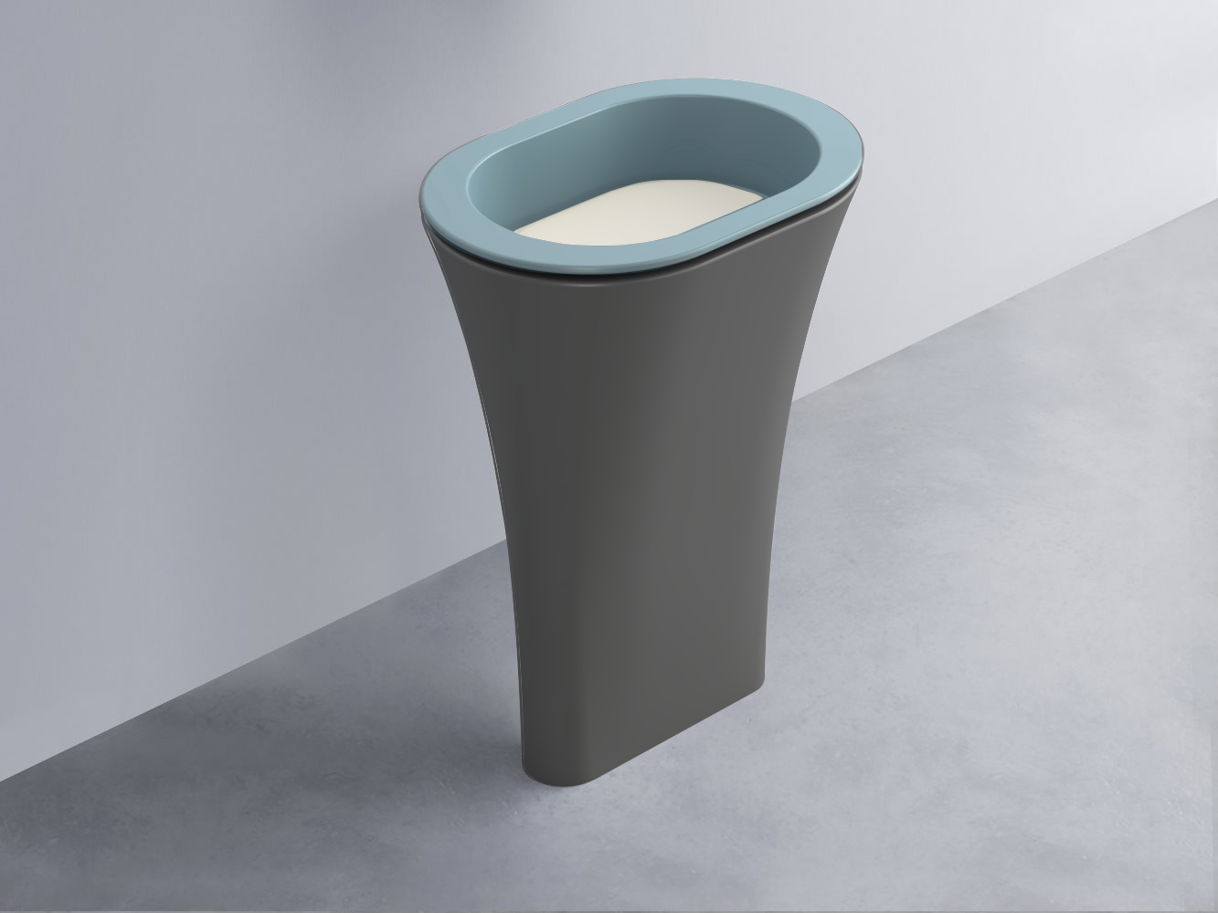 AMLA65-PL+AMPILO-TL+AMCOLO-CM Раковина Amedeo Ovale отдельностоящая cielo Enjoy + Amedeo Ceramica Cielo