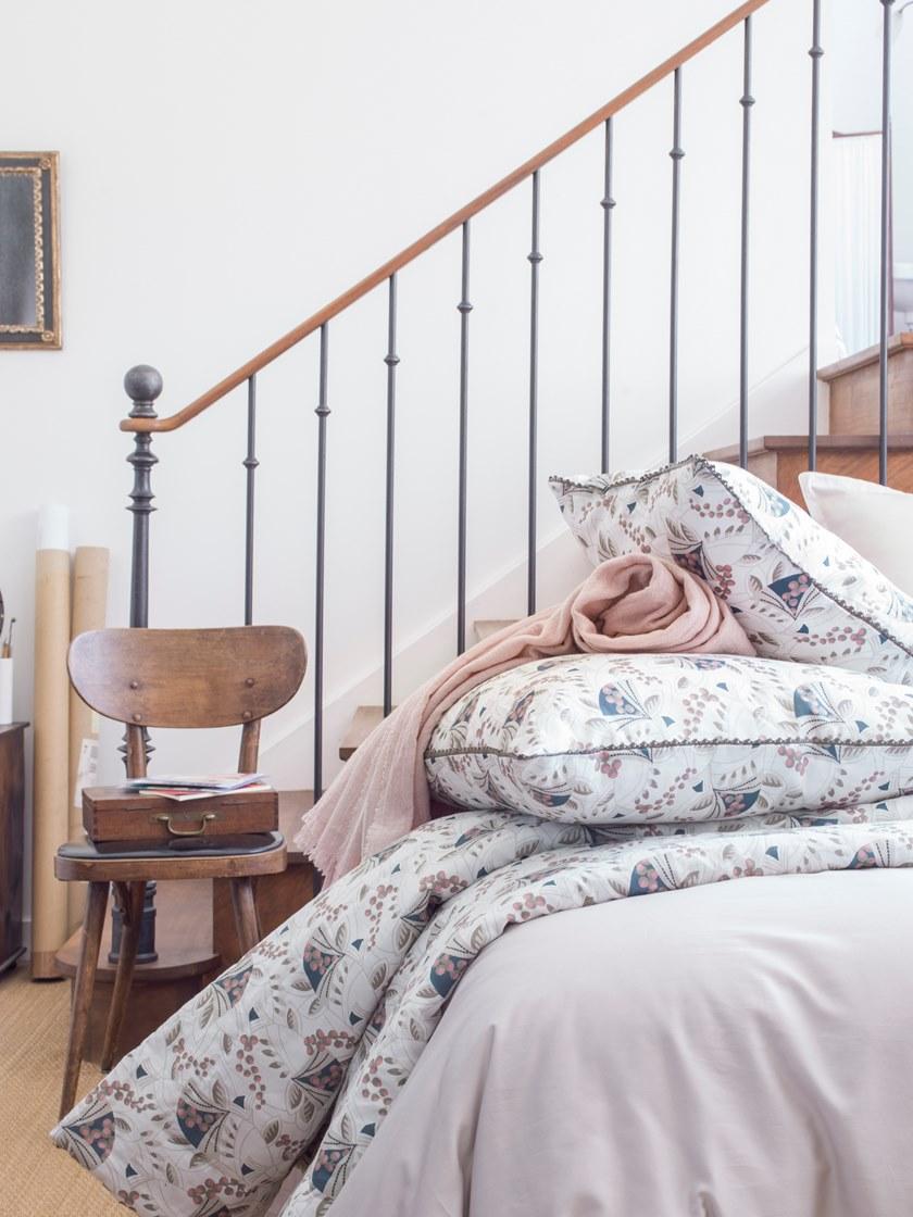 Alexandre Turpault Покрывало из набивного льна с цветочными мотивами Tiffany sun-id-1410478 - Вид №2