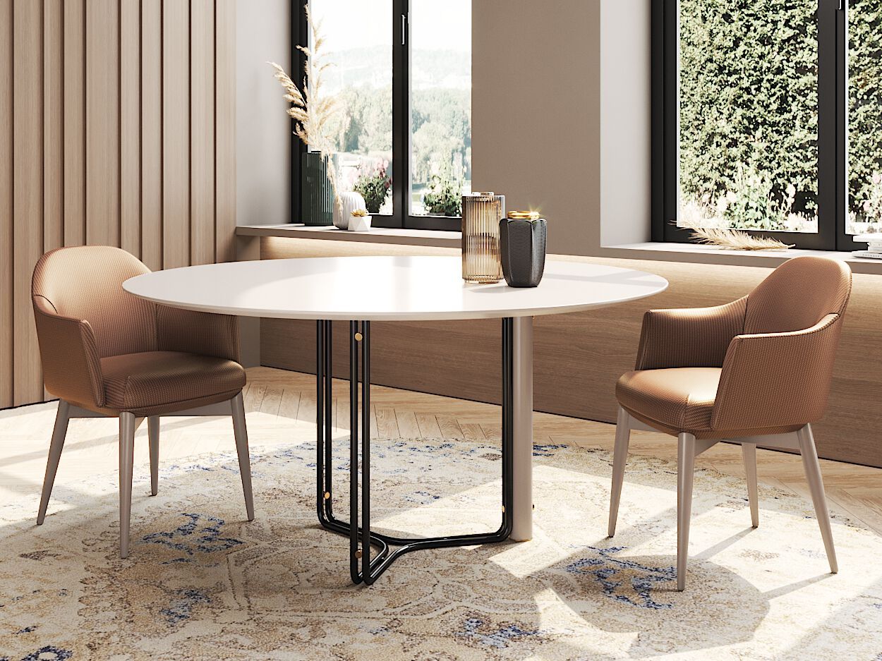 Круглый обеденный стол PRADDY Natur ARCH-00095639 - Вид №2