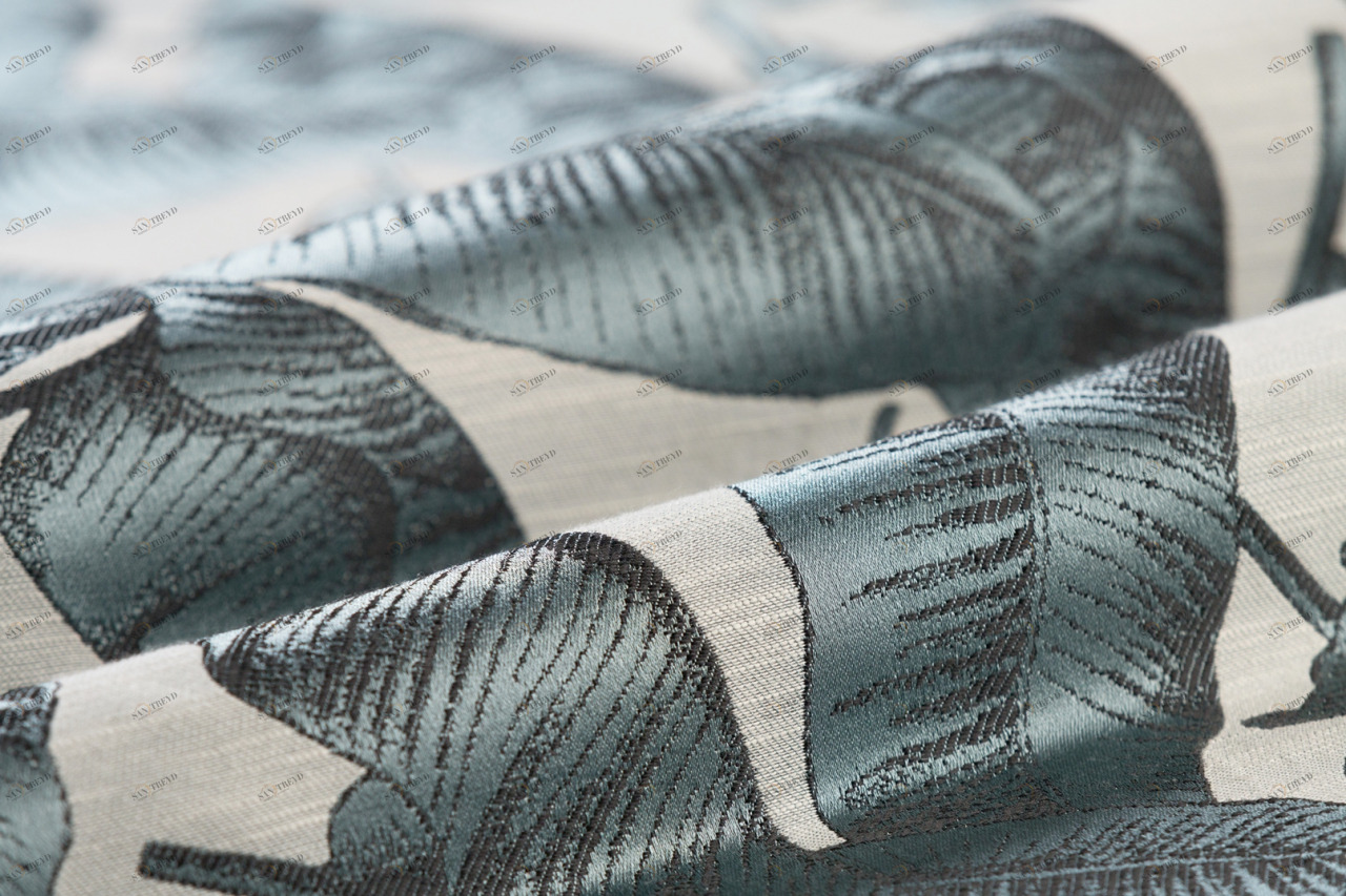 COLORISTICA Ткань мебельная  Жаккард  NEWMalibu Зеленый Malibu col 03