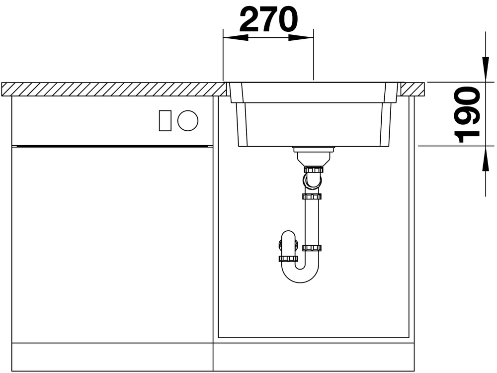 521748 Кухонная мойка Blanco Etagon 500-IF/A  Blanco Etagon - Вид №19
