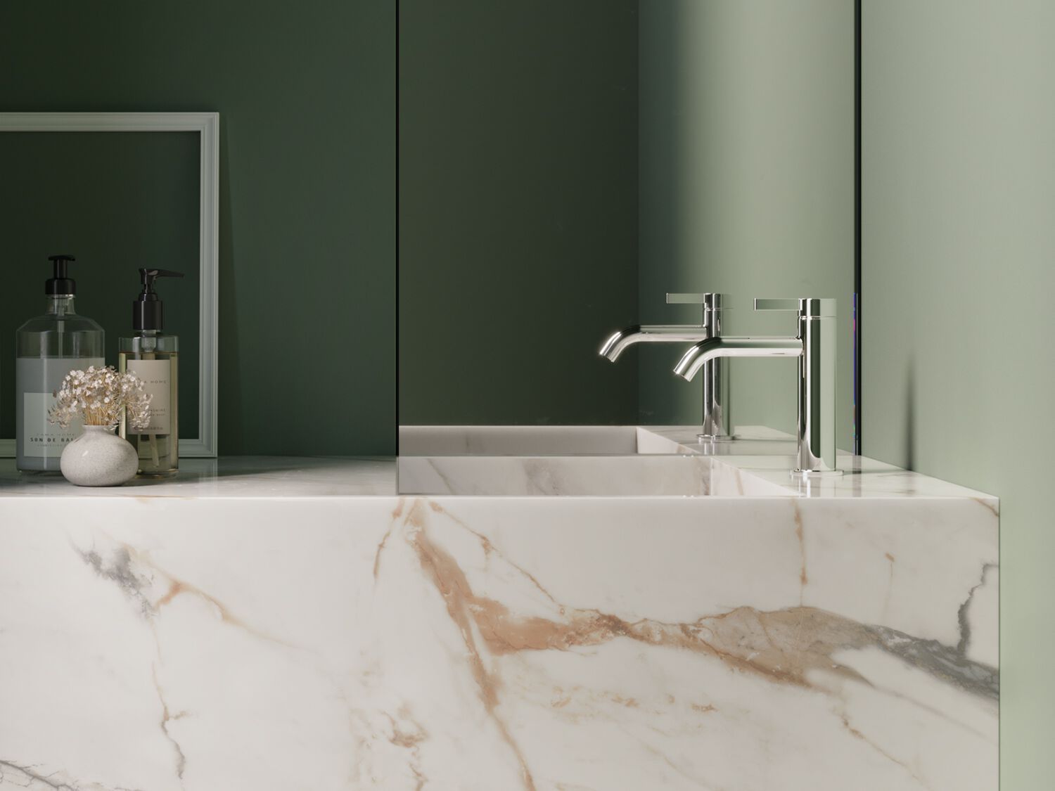 Смеситель для раковины из латуни Hotbath Ace ARCH-00034744 - Вид №1