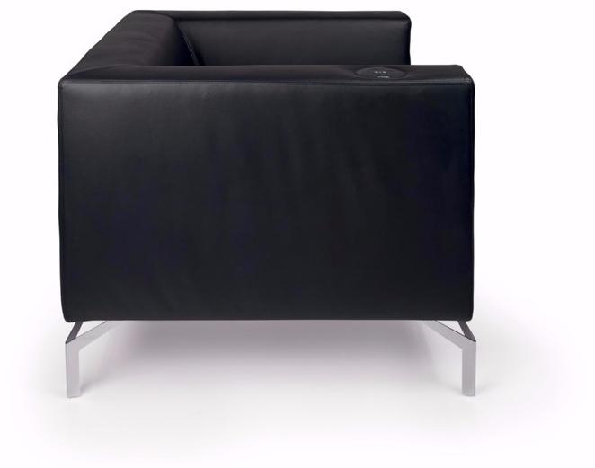 Luxy Мягкое кожаное кресло с подлокотниками Chic sun-id-1459561 - Вид №2