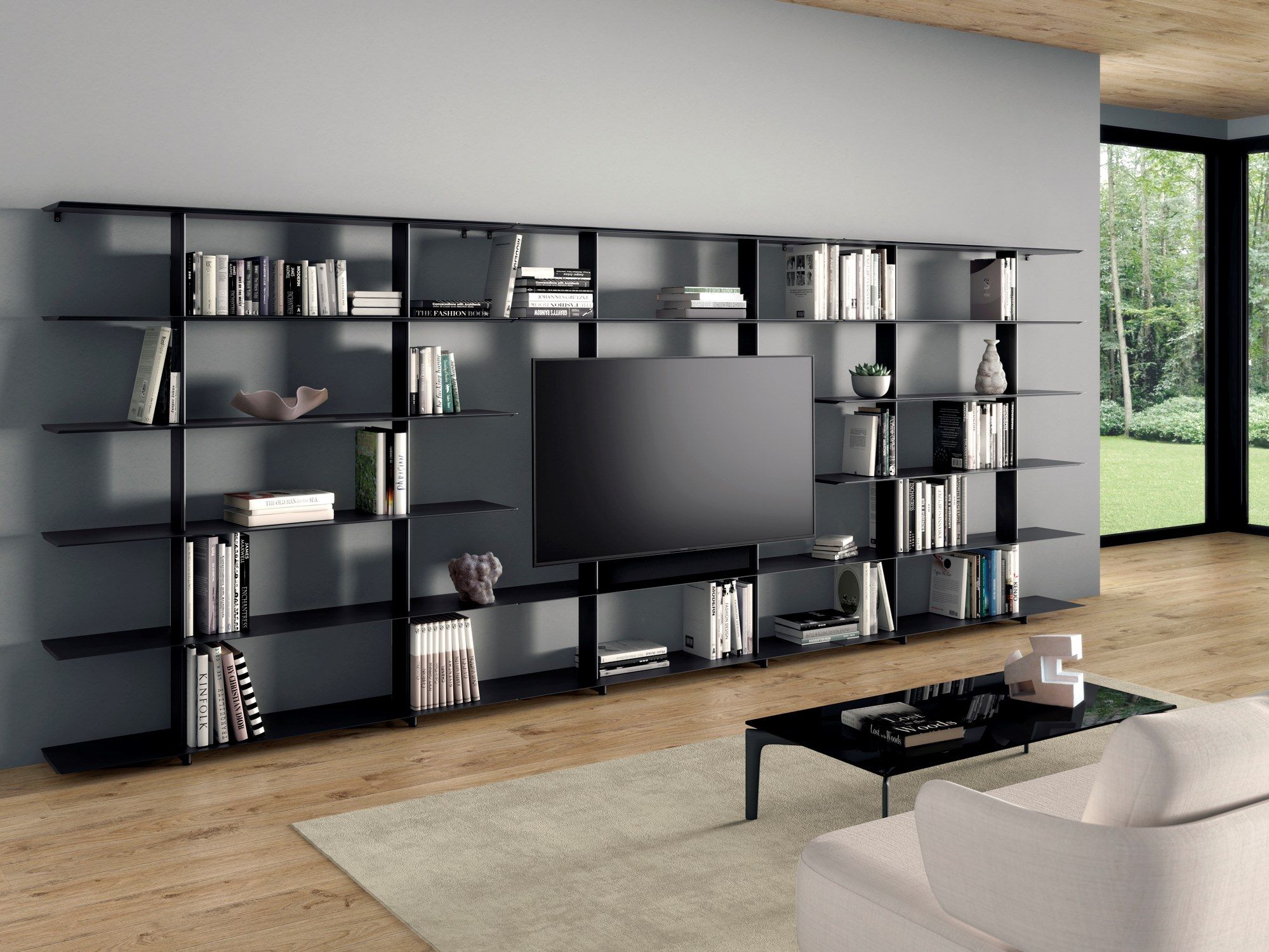 Книжный шкаф с подставкой для телевизора Systemtronic ARCH-00041338