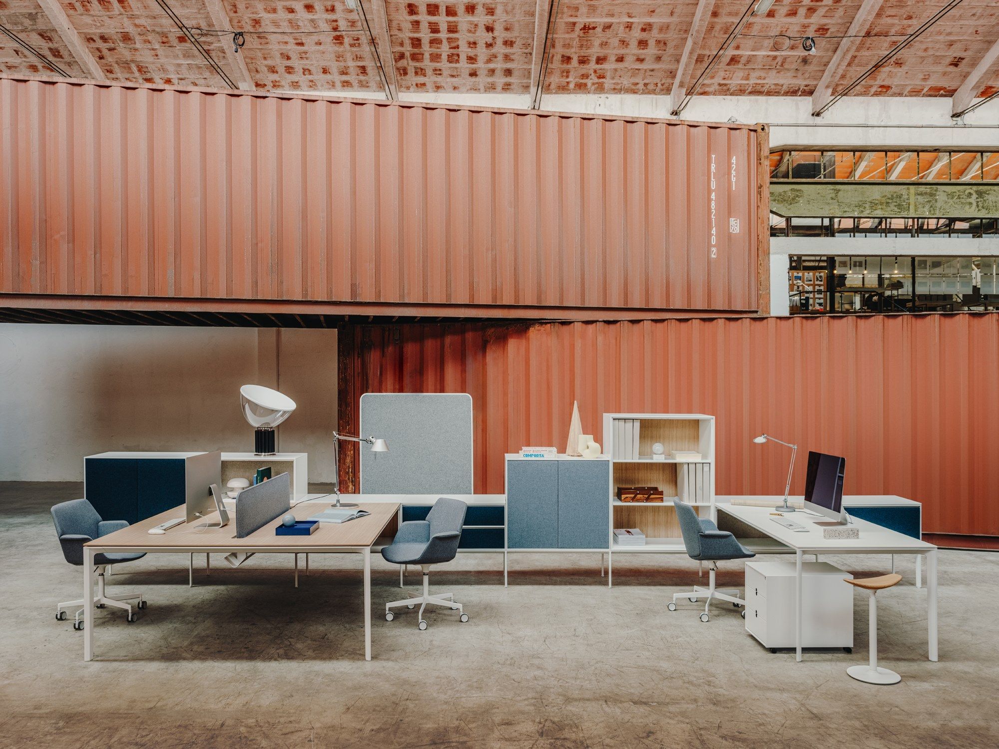 5 спиц ткань поворотный операционный стул Lapalma один ARCH-00140980 - Вид №2