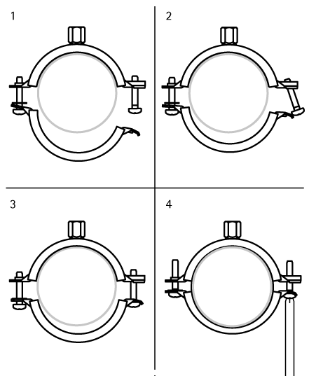 31085058 Bifix® G2 Хомуты (M8/10) (BUP1000) для стальных, медных, чугунных и пластиковых (многослойных) труб walraven  - Вид №2