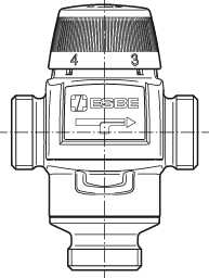 3120 02 00 VTA377Ротационные устройства » Esbe серии VTA370, VTA570  - Вид №1