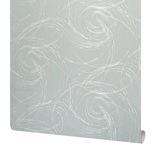 Флизелиновые обои Grandecolife Corso серые 1.06 м - современный стиль с абстрактным рисунком 89424224
