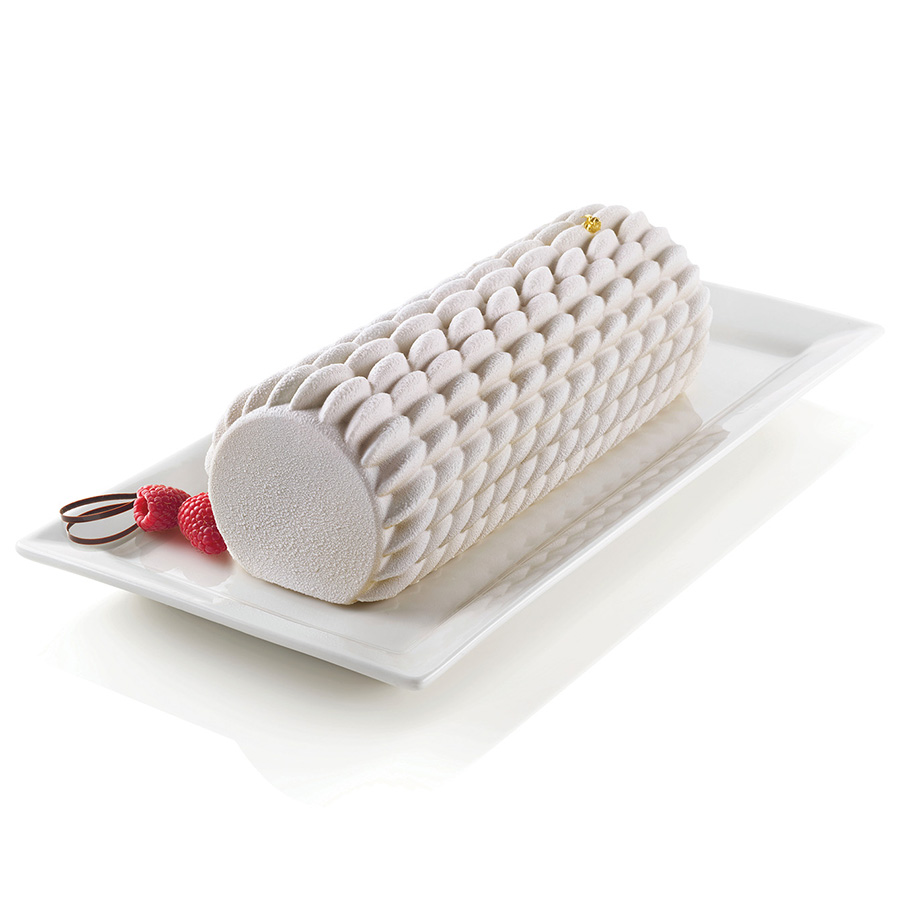 20.434.13.0065 Форма для приготовления пирожного quenelle, 24,5 х 9,5 х 7,7 см, силиконовая Silikomart  - Вид №3