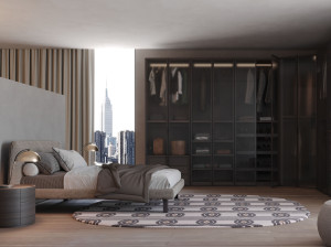 Деревянная спальня