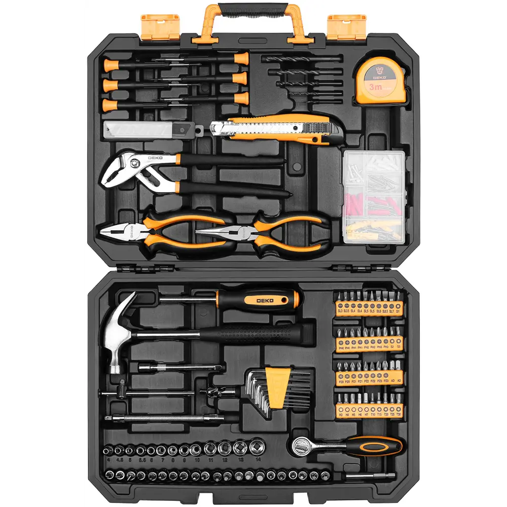 Профессиональный набор инструментов DEKO DKMT196 для дома и мастерской 84232690 STLM-0047296 - Вид №3