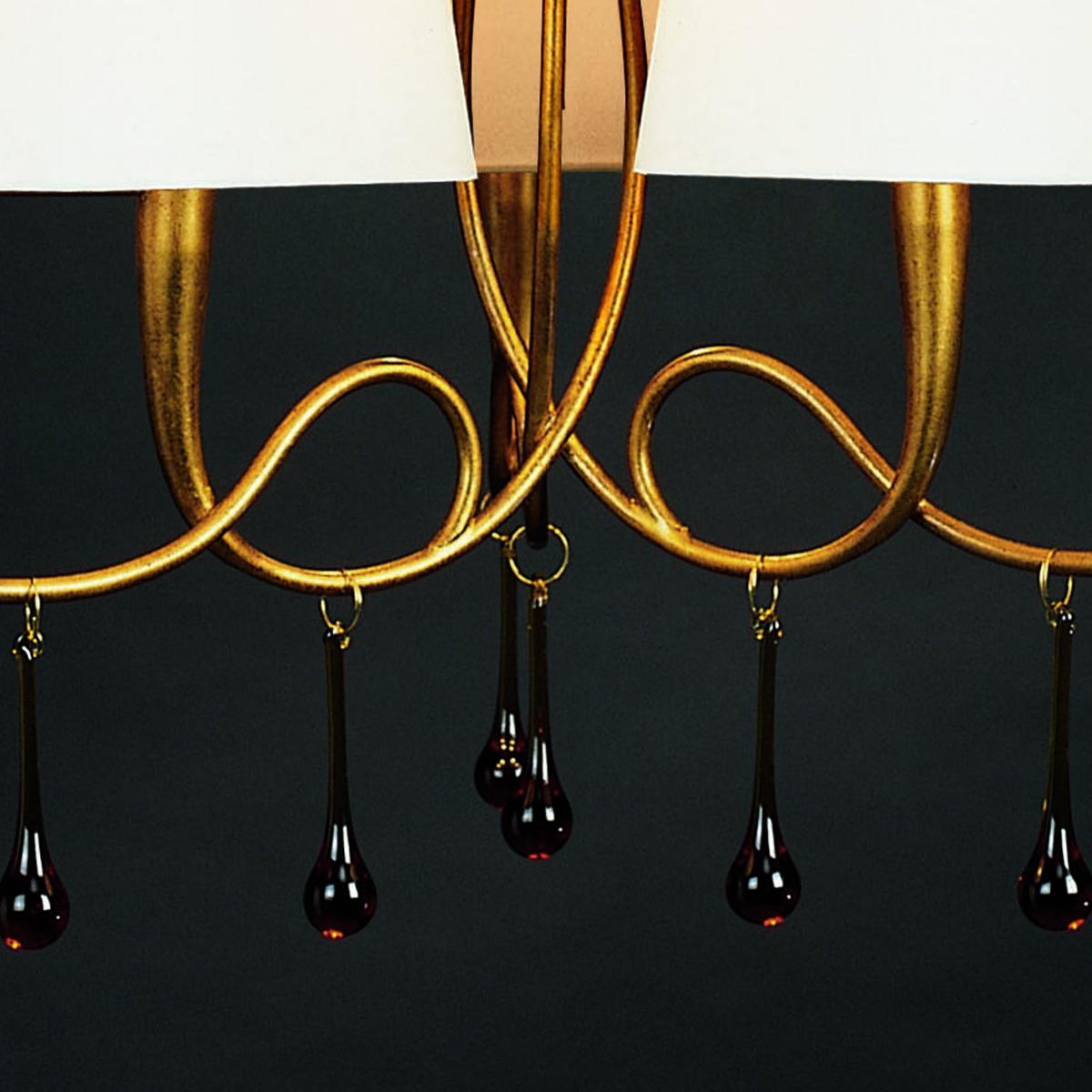 085103 Люстра 6L золото/белый Mantra Paola - Вид №7