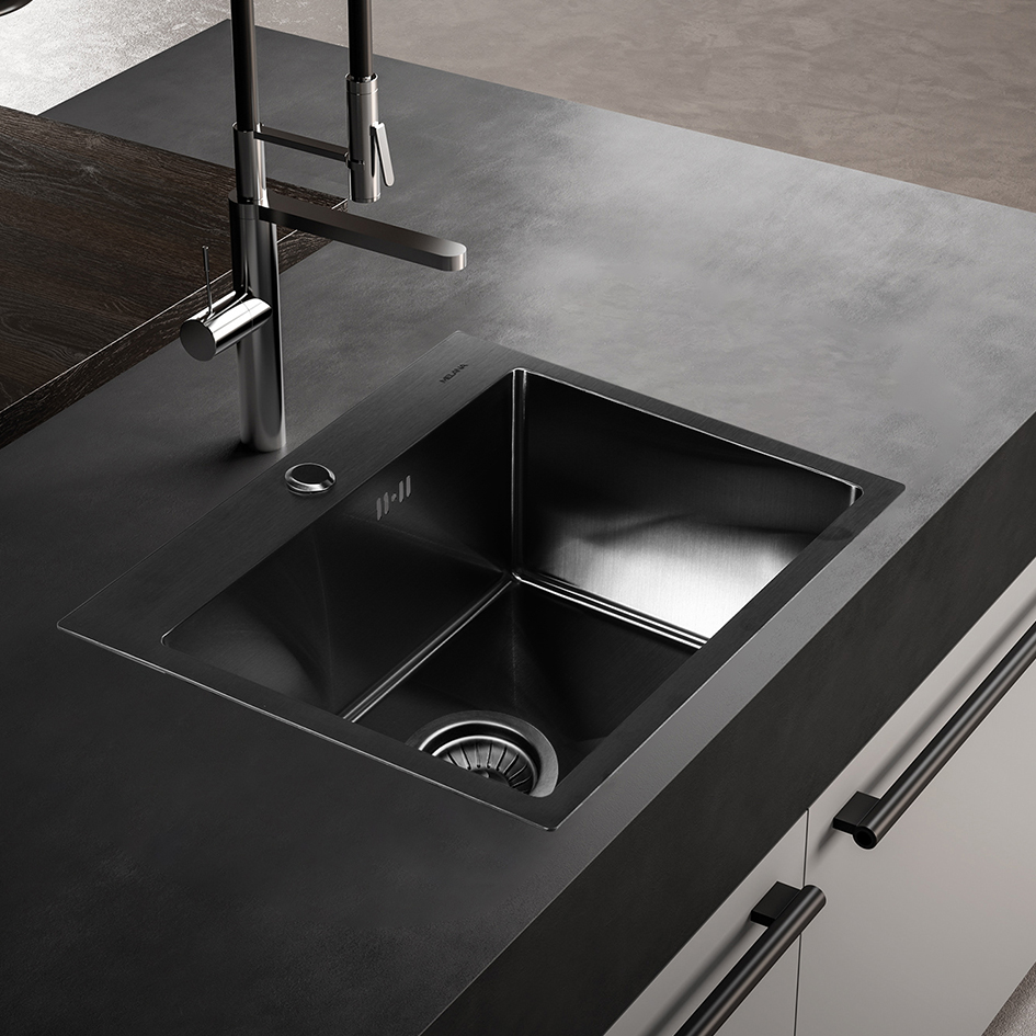 Мойка D5343HB MELANA ProfLine 3,0/220 ГРАФИТ врезная прямоугольная D5343HB D5343HB графит - Вид №2