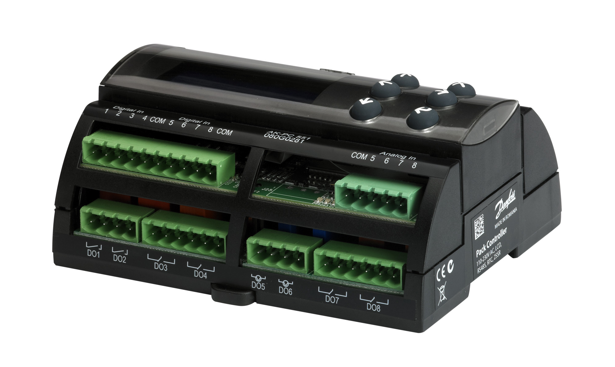 Danfoss AK-PC 551 AK-PC 551 Контроллер давл. и темп. 080G0282  - Вид №9