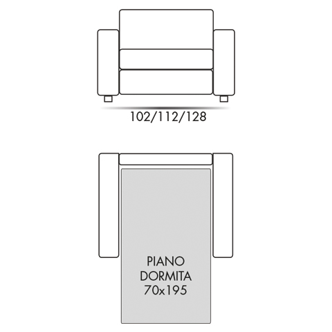 Диваны Divano 2 Posti Spaziorelaxitalia  Frank Frank Divano 2 Posti - Вид №6