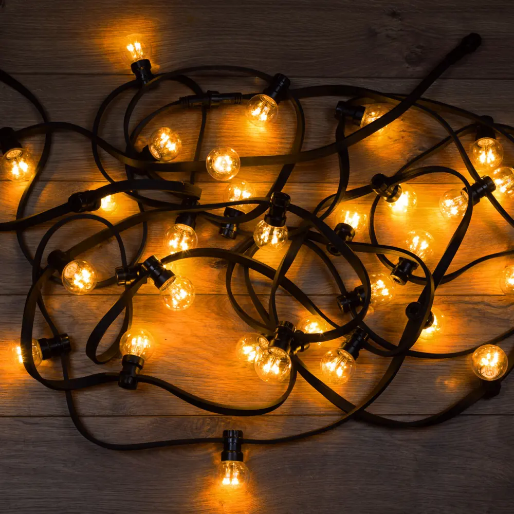 Гирлянда белт-лайт из лампочек Neon-Night Belt Light 10 м 30 ламп цвет желтый 86263781 STLM-2081025 Santreyd 
