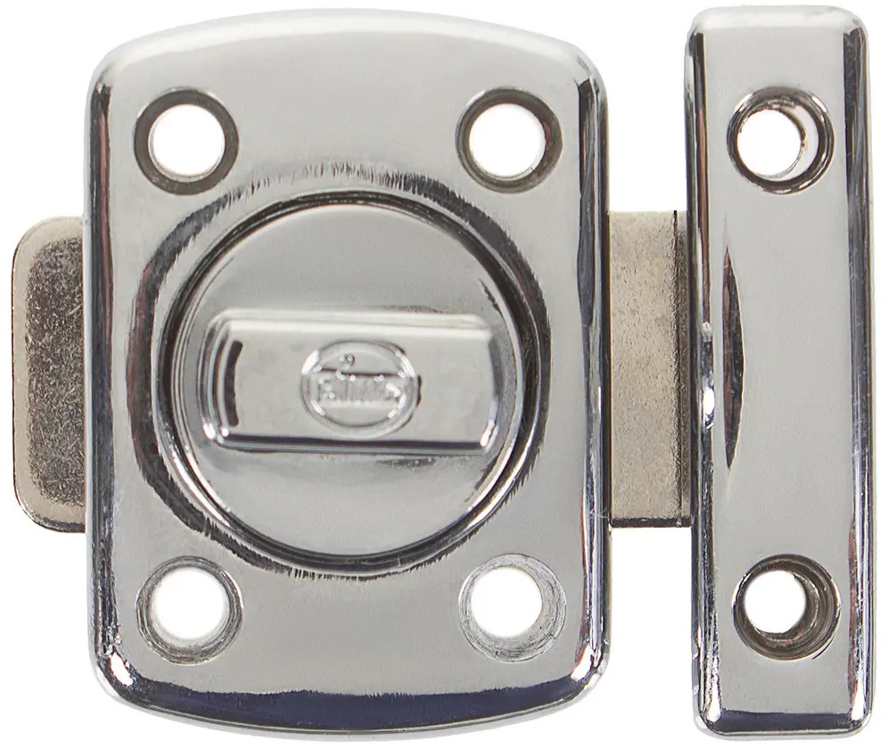 Задвижка Amig для распашных дверей с хромированным покрытием 14249405