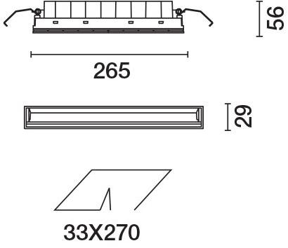 iGuzzini Встраиваемая светодиодная стенка для подвесных потолков Laser blade sun-id-1447074 - Вид №9