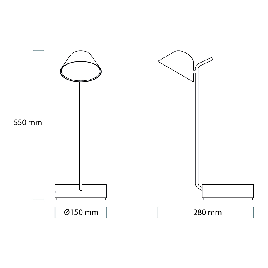 1300539 MENU Настольная лампа Peek Черный  - Вид №11
