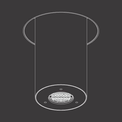 Полу- встроенная в душевой головке с концом DELRIN® и открытой струей  FRE204 CEADESIGN  - Вид №1