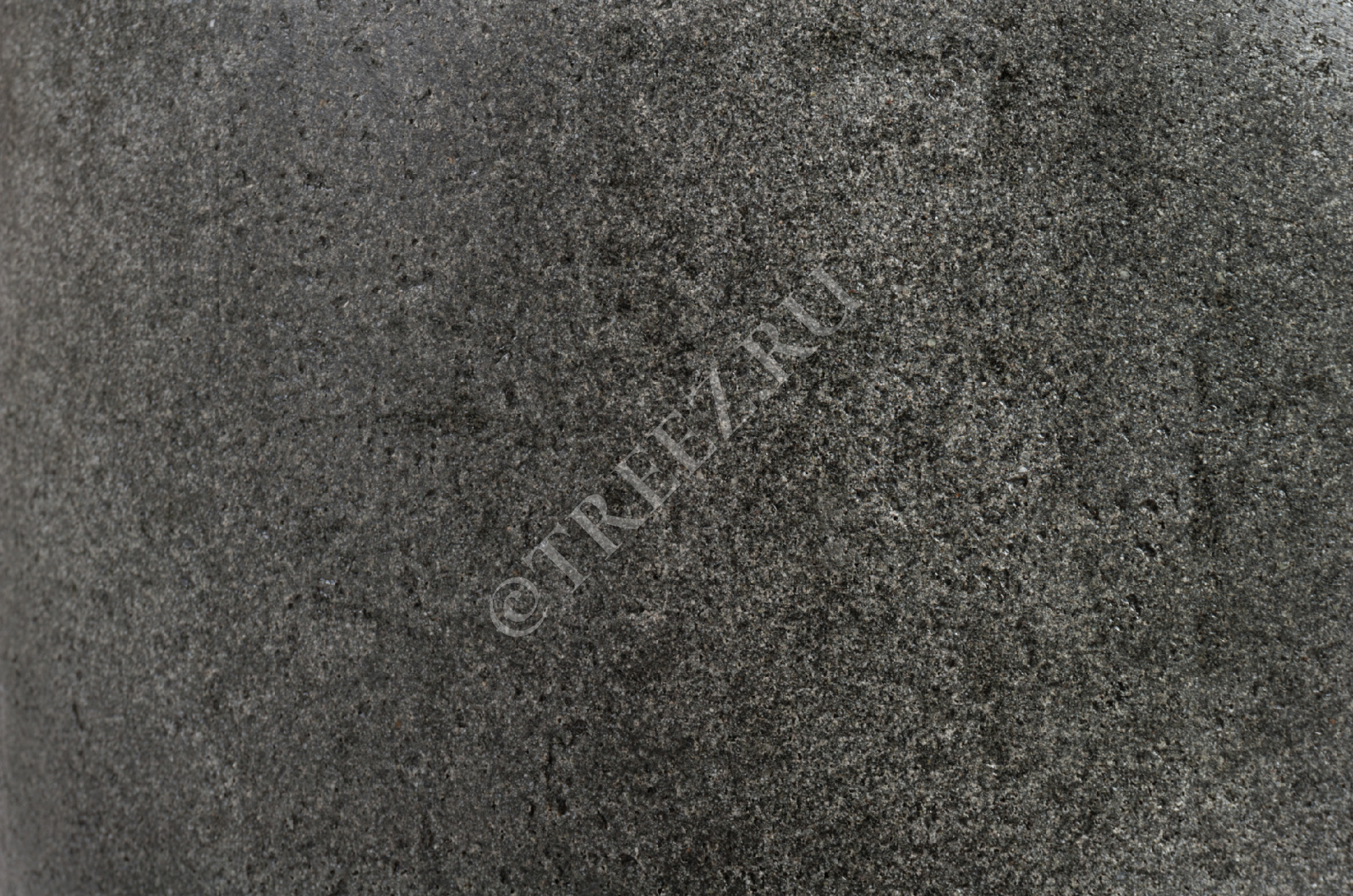 41.3317-01-003-GR-40 Кашпо  Effectory - серия Stone - Округлый конус - Тёмно-серый камень Цветочная коллекция  - Вид №1