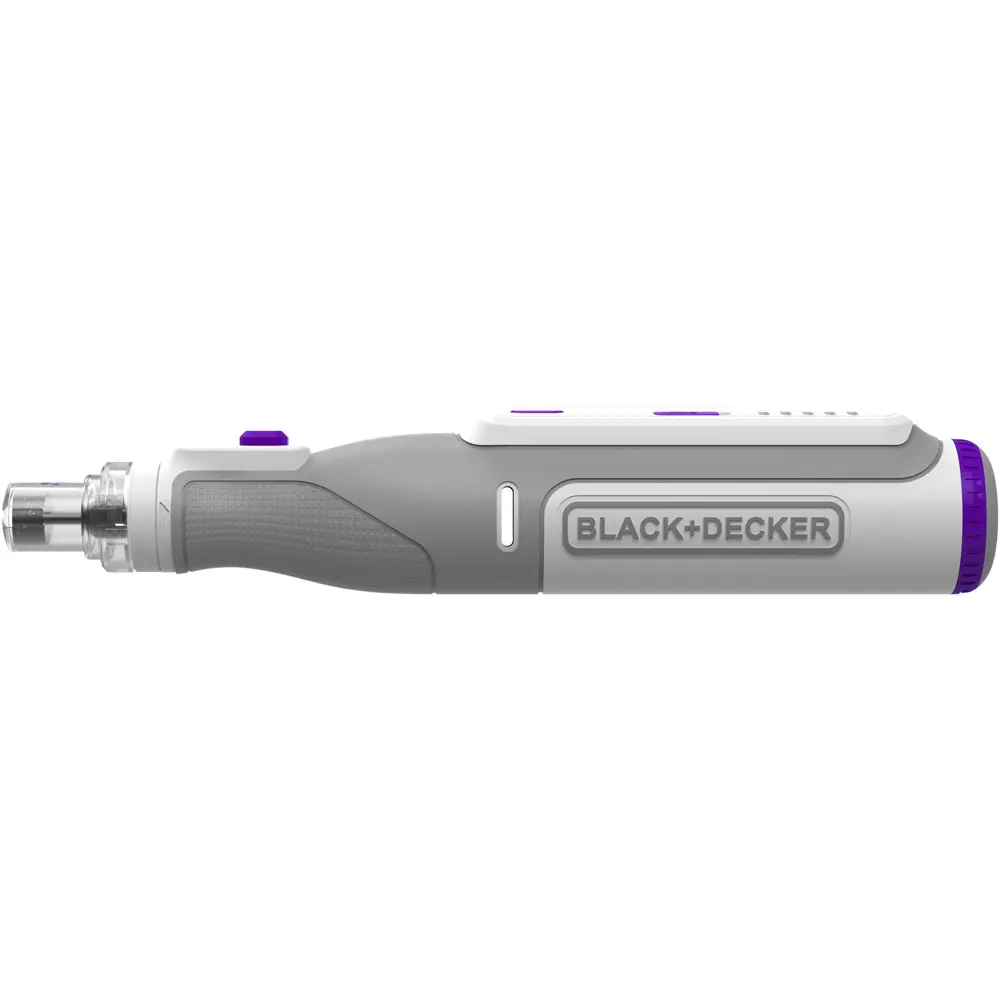 Гравер аккумуляторный Black&Decker BCRT8IPETK, 7.2 В Li-ion 1.5 Ач BLACK + DECKER STLM-2179344 - Вид №1