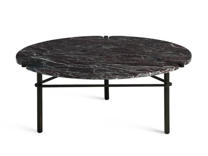 Круглый мраморный журнальный столик ROCHE BOBOIS PASEO ARCH-00129648