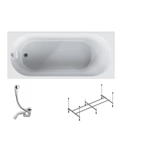 AM.PM Moxie — акриловая ванна 160×70 см с антибактериальным покрытием 89400168