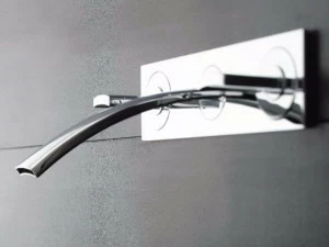 ZAZZERI Смеситель для мойки настенный с тарелкой Moon