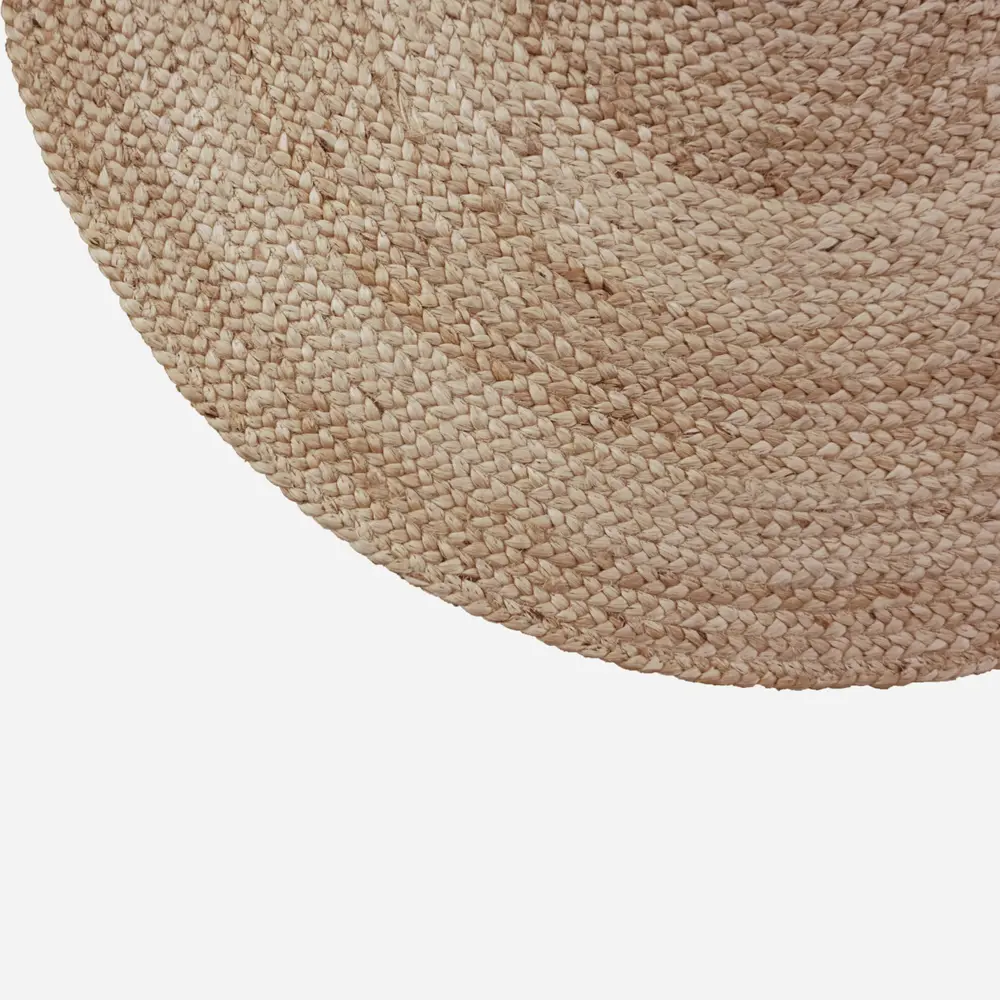 Ковер KREAFORTA Nile круг Ø150 см джут цвет желтый STLM-2063529 - Вид №1