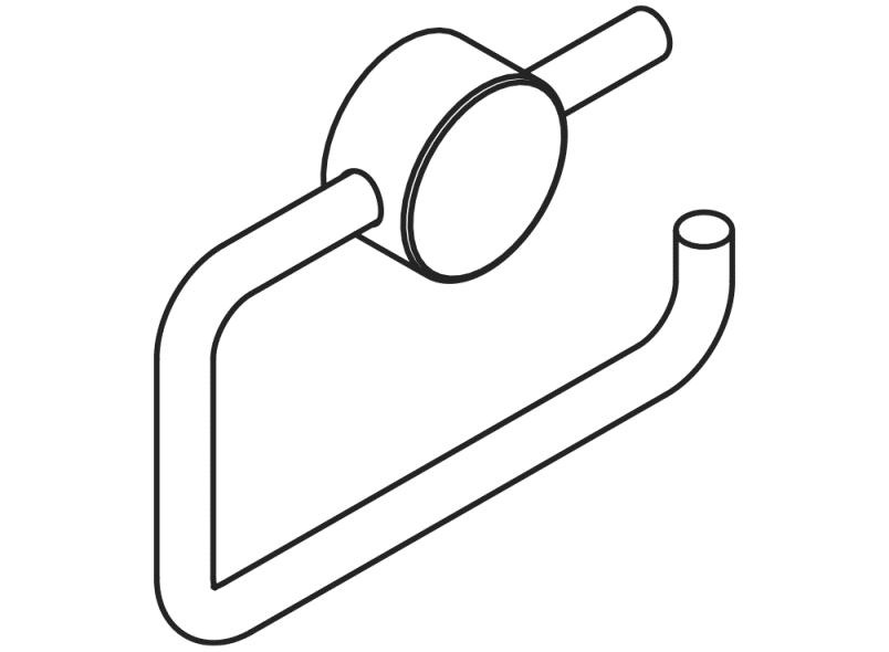 815.21.10060 держатель для туалетной бумаги HEWI WC-Accessoires  - Вид №3