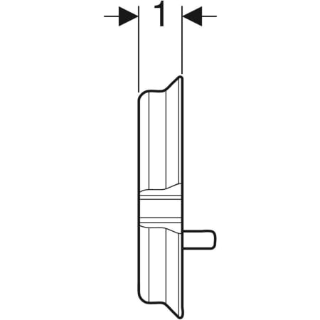 116.422.00.1 Комплект уплотнений Geberit для электронных смесителей для раковины, настенный монтаж, с функциональным блоком для скрытого монтажа Geberit  - Вид №3