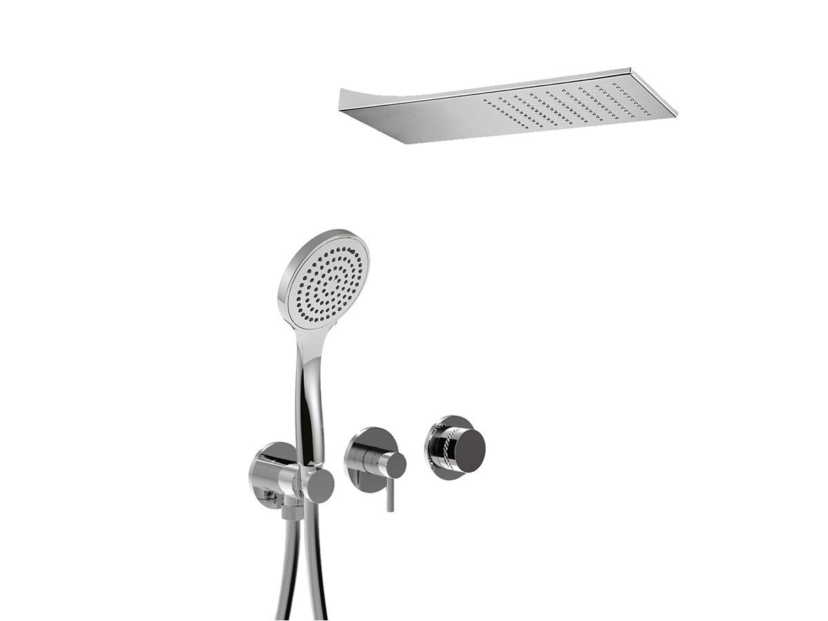 Встраиваемый набор для душа с ручным душем Rubinetteria Giulini MyRing Deluxe ARCH-00135694 - Вид №1