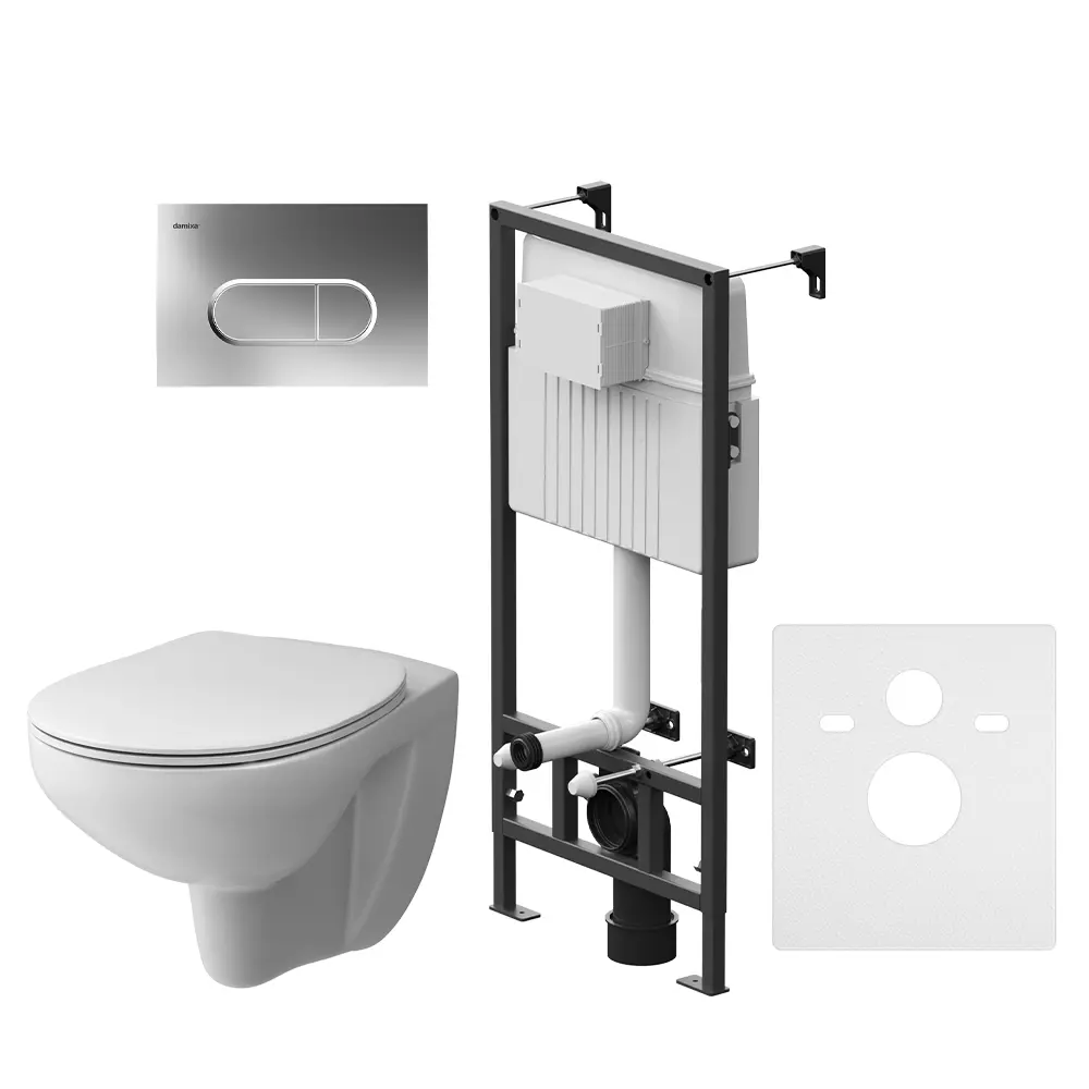 Комплект инсталляция с унитазом Damixa Elder Prime M безободковый STLM-2042307