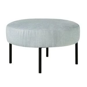 Пуф для ног круглый Alex D64 серо-голубой