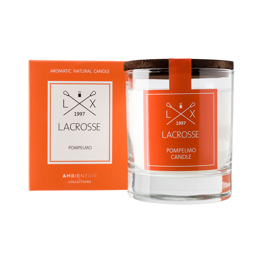 VV040PNLC Свеча ароматическая lacrosse, Грейпфрут, 40 ч Ambientair 