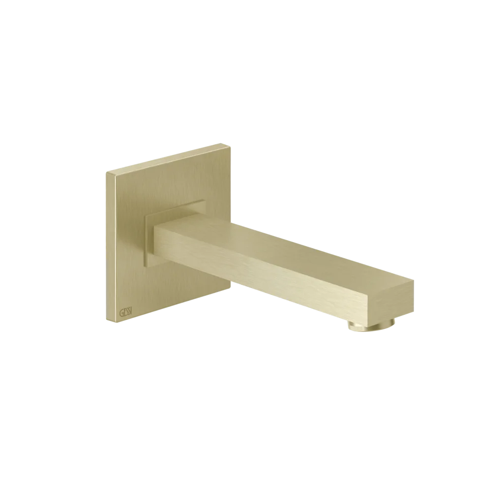 Носик для ванны 20120 727 Gessi Rettangolo k ЛАТУНЬ МАТОВАЯ PVD 20120727