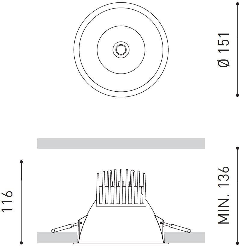 Arkoslight Встраиваемый светодиодный точечный светильник Lex eco sun-id-1413398 - Вид №51