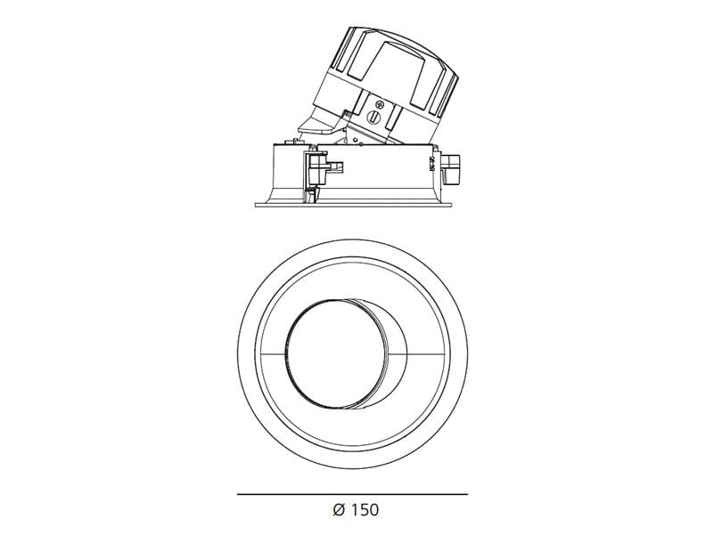 Алюминиевый круглый регулируемый светодиодный прожектор Artemide Everything ARCH-00083725 - Вид №15