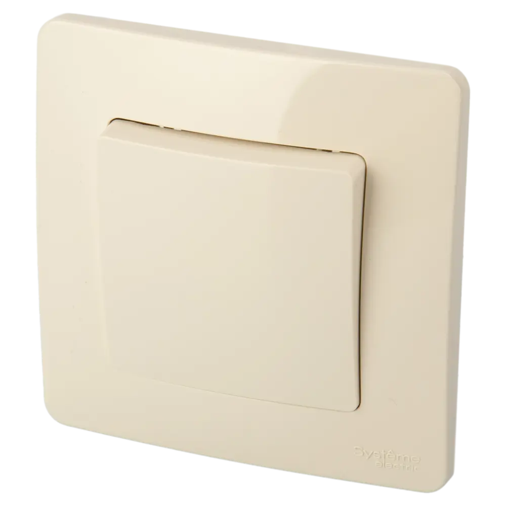 Выключатель проходной встраиваемый Systeme Electric Blanca 1 клавиша цвет бежевый STLM-2179216
