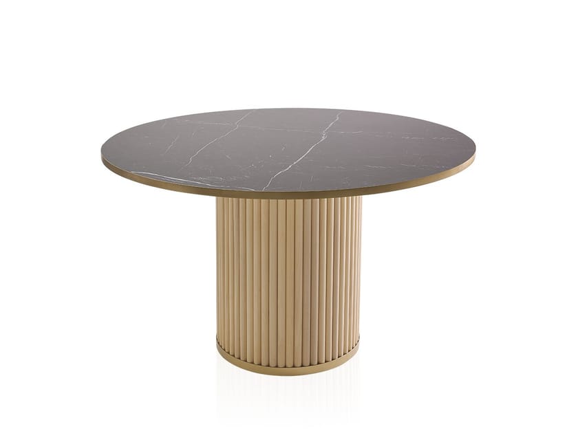 Круглый деревянный стол Vela Arredamenti Ikar ARCH-00050533