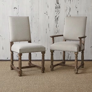 Стул  27016-620-002 Voranado Arm Chair - Swag Flax Ambella