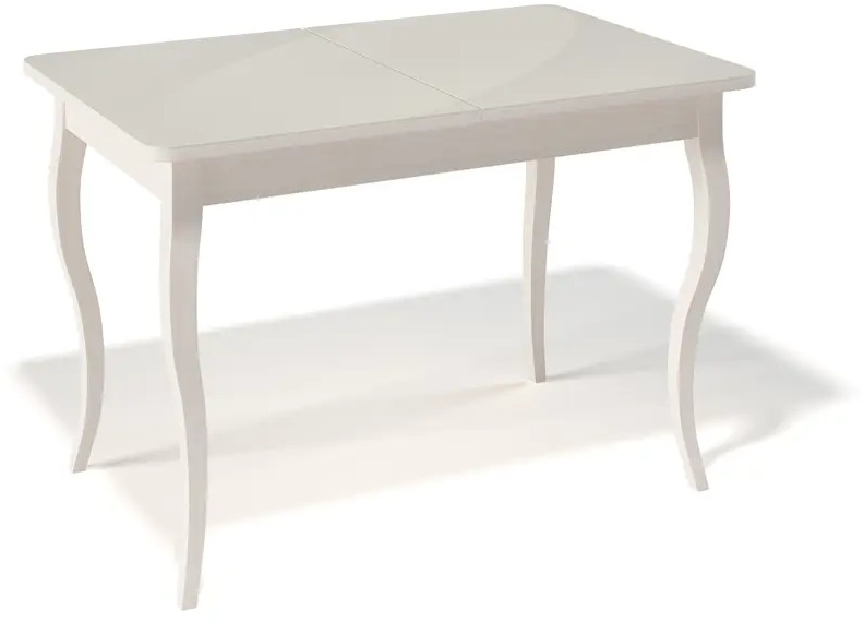91420578 Кухонный стол прямоугольный Kenner С 110-150x76x70 см ЛДСП цвет кремовый STLM-0886059