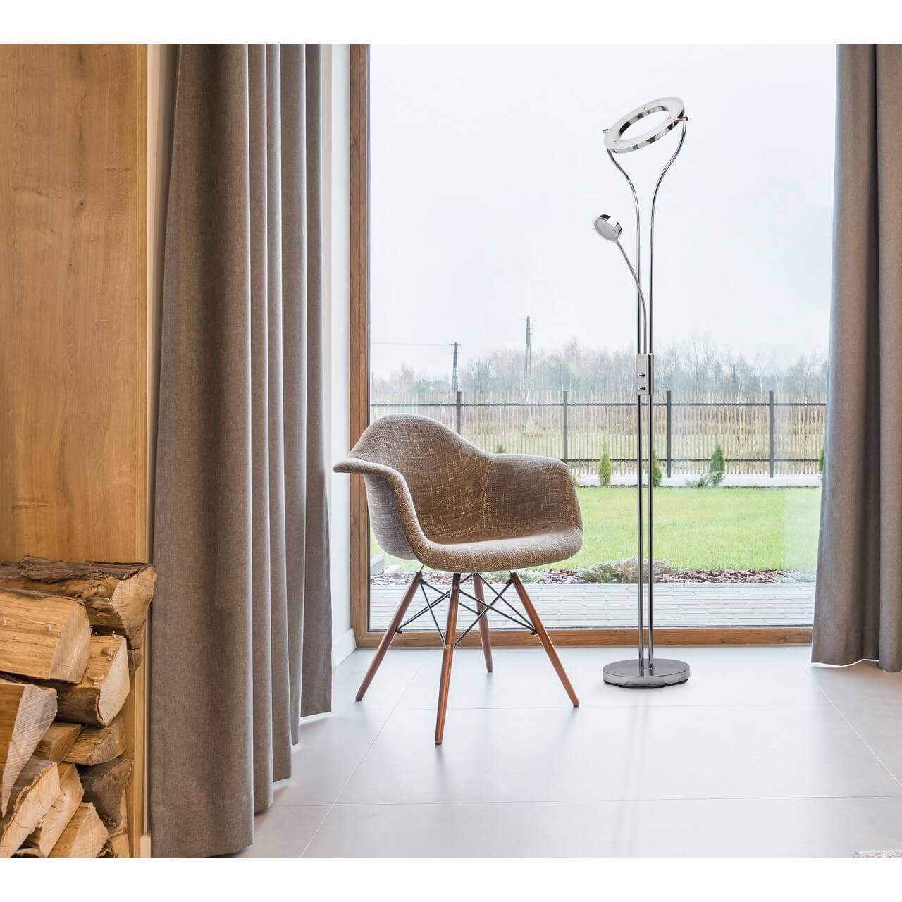 Торшер De Markt Техно 300042802 DE MARKT  195840 Белый;хром  - Вид №1