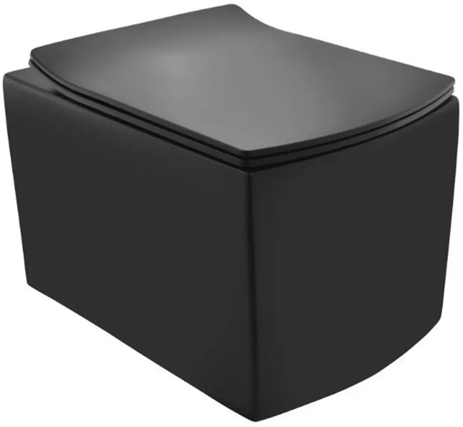 91590248 Унитаз подвесной безободковый JAQUAR Kubix-F KUS-BLM-35953BIUFSM STLM-0968471