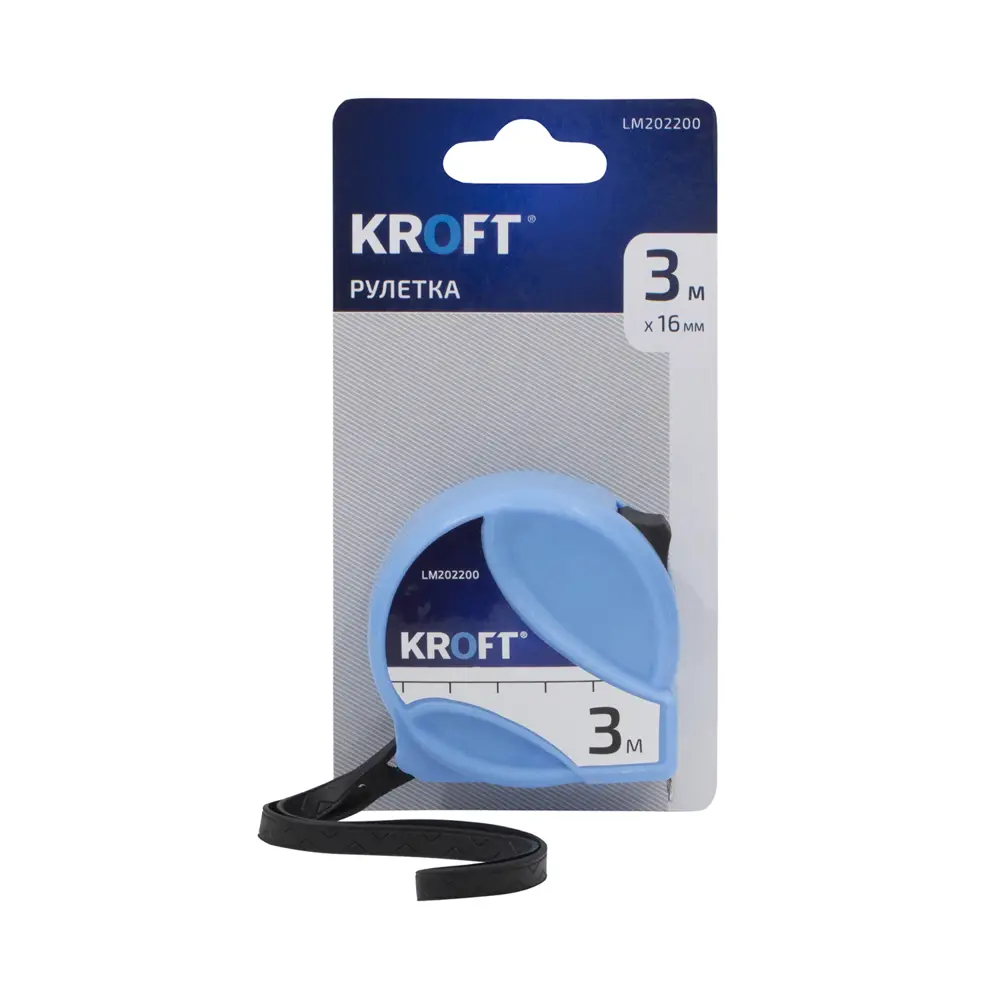 Рулетка Kroft 3 м х 16 мм STLM-2096620 - Вид №5