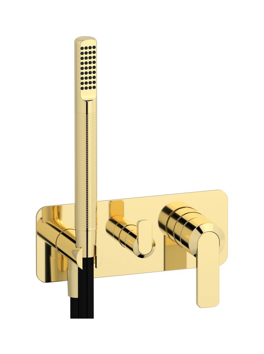 Однорычажный смеситель для душа с 3 отверстиями и ручным душем IB C-67 ARCH-00040959 - Вид №1